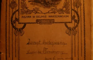 Zeszyt mojej babci do biologii z 1928 roku