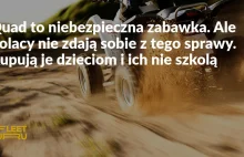 Mistrz Polski: Quad to niebezpieczna zabawka. Rodzice, uważajcie!