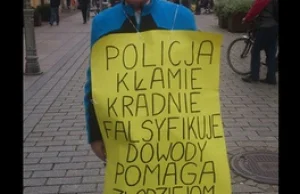 Protest Holendra w centrum Kielc. "W Polszcze jest gorzej jak w Rosja"