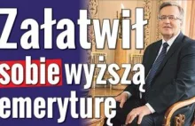 Załatwił sobie wyższą emeryturę