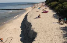 Na bałtyckich plażach pojawiły się klify