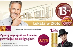 Amber Gold vs Alior Bank - znajdź 5 różnic