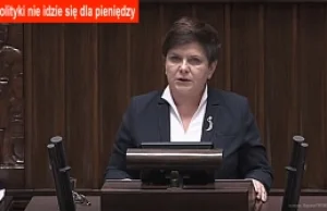 Sondaż: Polacy za obniżeniem pensji parlamentarzystów. Upokorzona Szydło