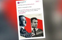 Francja: Emmanuel Macron jak Adolf Hitler?