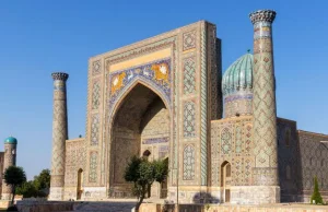 Portal słynnego zabytku Samarkandy zeskanowany laserowo przez Polaków