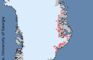 Jak topnieje Grenlandia - Greenland Ice Sheet Today