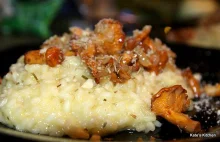 Wykwintne rozmarynowe risotto z kurkami