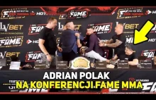 ADRIAN POLAK POBITY NA KONFERENCJI FAME MMA I...