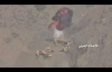Targeting a Saudi Bulldozer with guided missile in...
