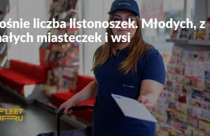 Rośnie liczba listonoszek. Młodych, z małych miasteczek i wsi