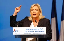 Francja: Marine Le Pen zyskuje poparcie nawet wśród elit. "Muzułmańska...