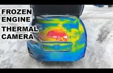Spojrzenie na rozruch zimnego silnika przez kamerę termowizyjną