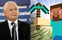 Kaczyński przywiózł górnikom 3 tys. egzemplarzy Minecrafta.