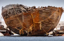 Statek słynnego polarnika, Roalda Amundsena wydobyty na powierzchnię