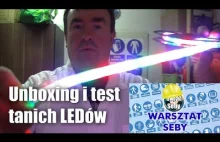 Unboxing i test tanich LEDów | Warsztat...