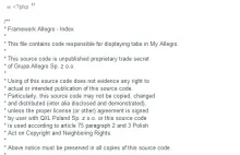 Allegro ujawnia fragment kodu źródłowego