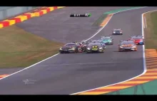 Wypadek w Lamborghini Super Trofeo na torze w Spa-Francorchamps