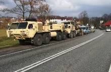 Małopolskie: Kolizja amerykańskich pojazdów wojskowych.