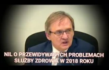 Naczelna Izba Lekarska nt przewidywanych problemów służby zdrowia w 2018...