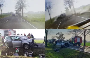 Tragiczny wypadek z drzewem + nagranie z kamery samochodowej.