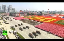 Parada w Pyongyang z okazji 60 rocznicy podpisania rozejmu z Koreą Południową.