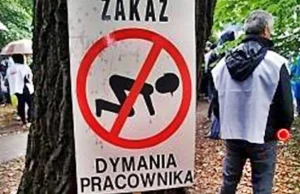 Zakaz dymania pracownika + postulaty do rządu