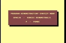 C64 - Black Box V.8 - syntezator mowy po polsku!