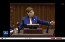 Beata Szydło - Sejm - 2016-05-20