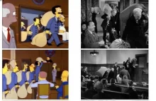Zobacz jak Simpsonowie oddają hołd klasyce kina