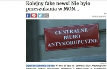 TV Republika wymyśliła fake news o fake news o akcji CBA w MON
