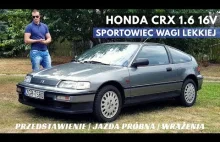 1990 Honda CRX 1.6 16v - Purystyczny Japończyk. TEST