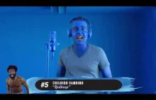 Piosenka Eiffel 65 "Blue" zaśpiewana w stylu 25 wykonawców