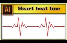 Heart beat line, ECG - Adobe Illustrator tutorial