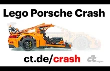 LEGO Porsche 911 GT3 RS crashtest w slow motion
