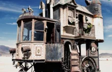 Niesamowity dom na kółkach w stylu steampunk