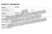 JS] Jak zbudować interfejs koszyka zakupów używając DragsterJS?