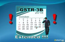Why has been the GSTR-3B for Sept 2018 Due date extended?