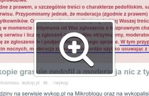 Czy administracja chce ukryć fakt wrzucania treści pedofilskich na wykop?