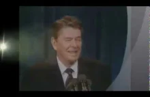 Ronald Reagan opowiada dowcip o trzech psach; z Ameryki, Polski i Rosji