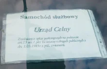 Podając się za Służbę Celną można parkować za darmo?