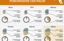 Paliwo w Polsce jest drogie? Porównanie cen paliw i jego opodatkowania na...