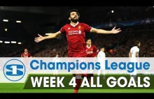 CHAMPIONS LEAGUE 17/18 ● ROUND 4 ALL GOALS ● HD 1080p ● UCL GROUP STAGE...