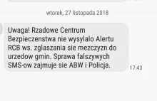 Fałszywy alert SMS od RCB. Kto podszył się pod polski system ostrzeżeń?