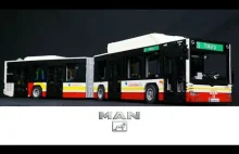LEGO Technic MAN lion's city Articulated bus