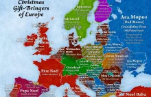 Kto przynosi prezenty Europejczykom? [MAPA]
