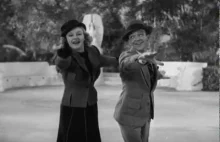 Fred Astaire i Ginger Rogers - stepowanie na wrotkach