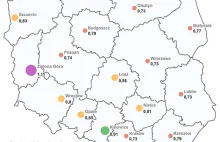 Ceny mieszkań a przeciętne zarobki w Polsce