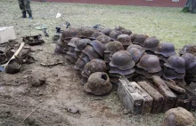 Amunicja, miny i hełmy z czasów II wojny światowej znalezione w Gorzowie...