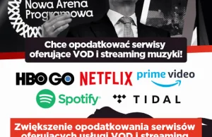 Nowy podatek od platform streamingu muzyki oraz VOD