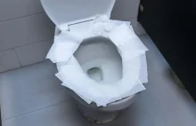 Kładziesz papier toaletowy na desce sedesowej?